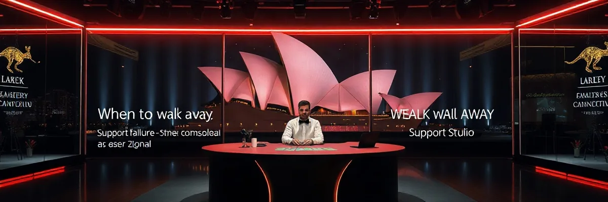 When to walk away: support failure as a stop signal: live casino online australia guide for players in Australia